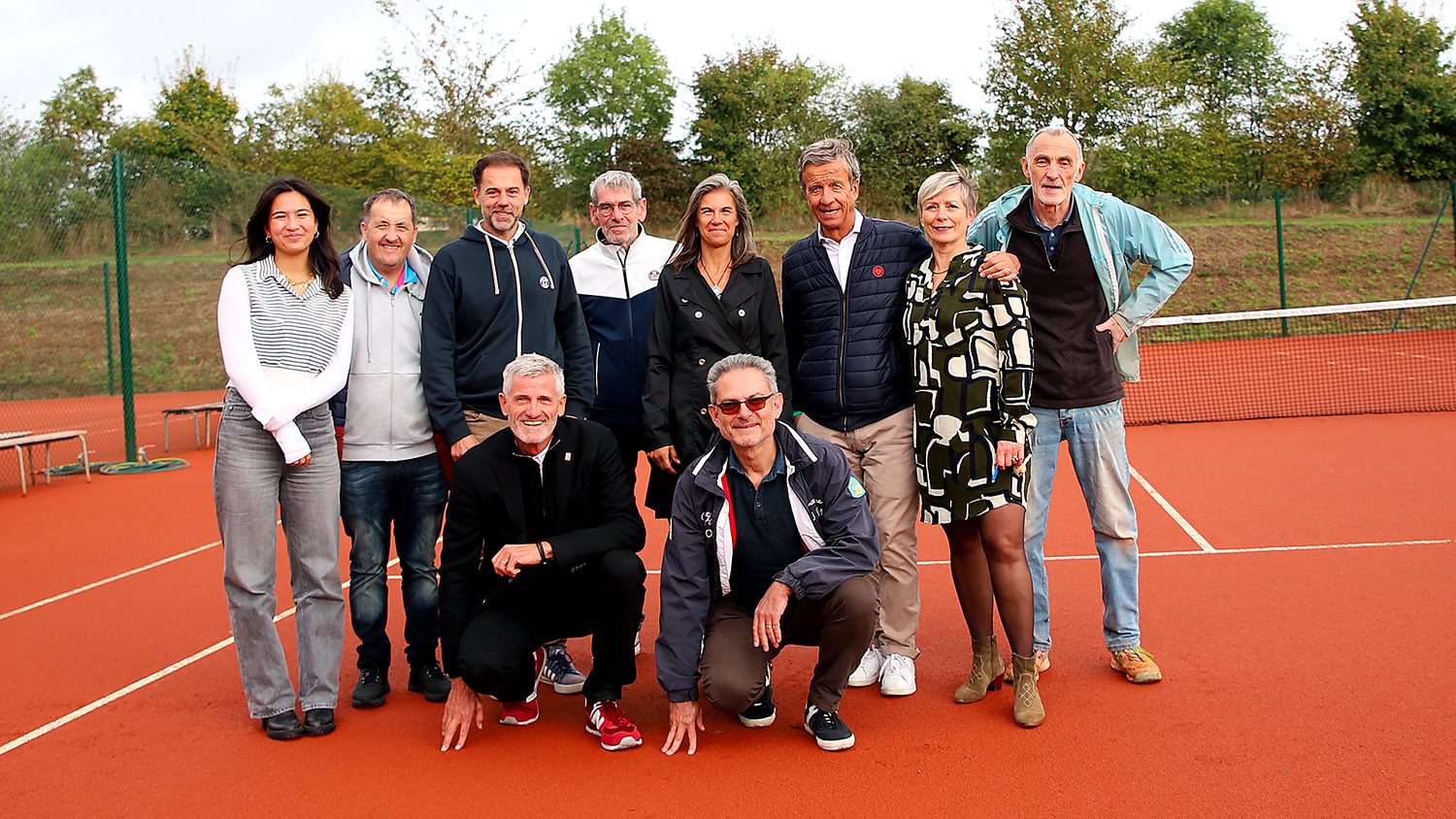 Visite de Gilles Moretton au Tennis Club Cholet